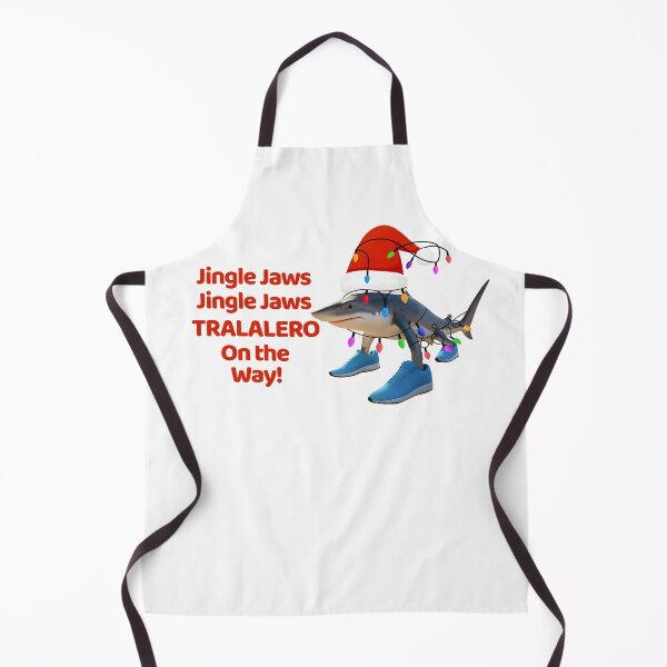 Item preview, Jingle Jaws Tralalero on the way! - for a Brainrot Xmas designed and sold by EmeraldeaArt.