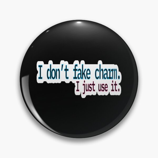 Item preview, Bold Flirty Humor – Fake Charm Use It – Gift for Confident Women – Neon Outline • Modern Text Art designed and sold by JacobKAurumhead.