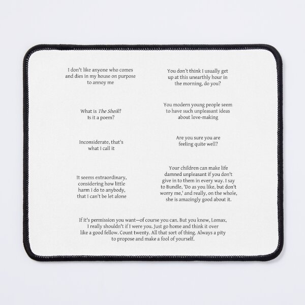 Item preview, Lord Caterham quotes Agatha Christie designed and sold by introvertcafe.