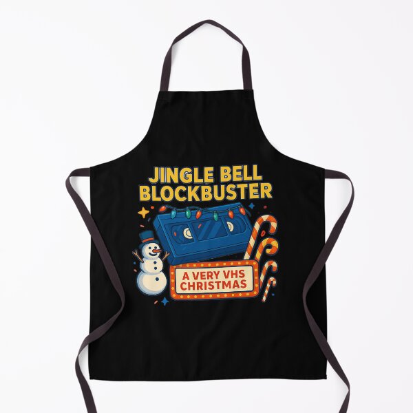 Item preview, Jingle Bell Blockbuster – Retro VHS Tape Christmas Design for 80s & 90s Nostalgia Fans designed and sold by AddictiveDesign.