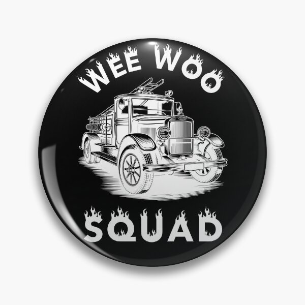 Item preview, Wee Woo Squad: Classic Fire Engine Illustration designed and sold by Doodle-Bloom.