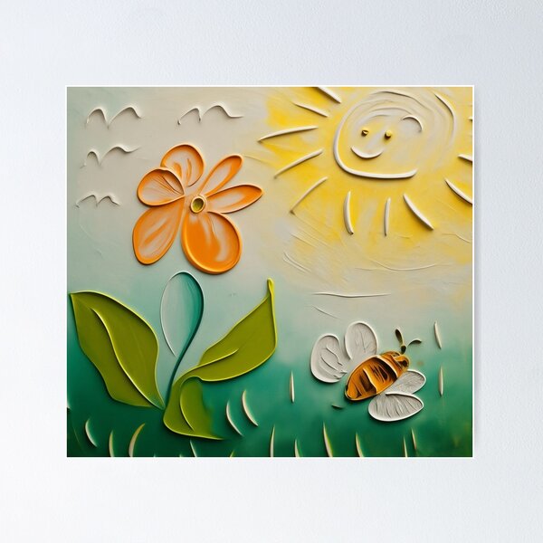 Item preview, Sunny day vibes, sunshine flower bee designed and sold by Ichtima.