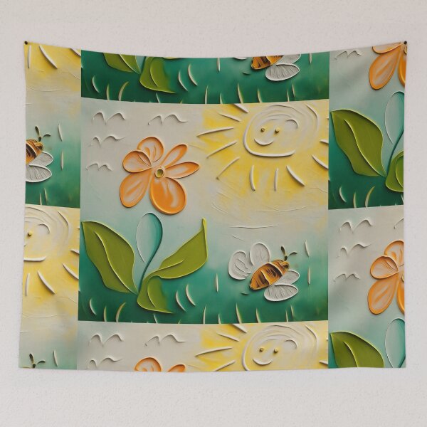 Item preview, Sunny day vibes, sunshine flower bee designed and sold by Ichtima.