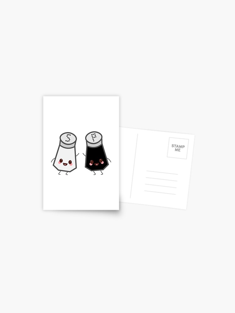 Salt And Pepper Best Friends Sticker for Sale by SusurrationStud