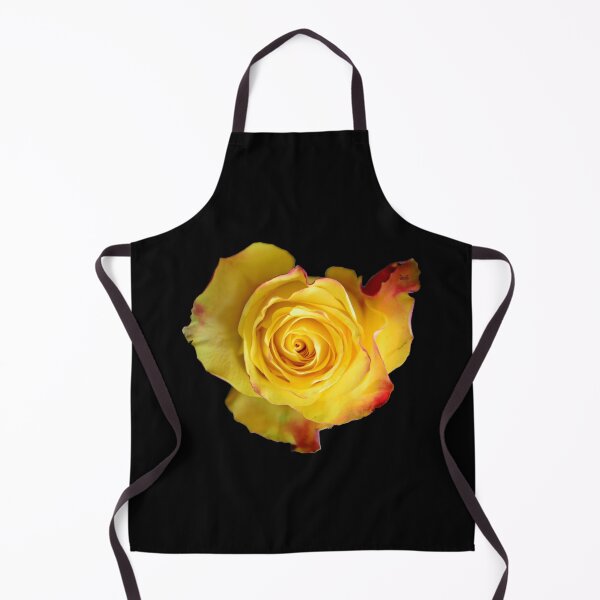 Item preview, Yellow rose with a red tinge – Perfect bloom from above / Swiss Artwork Photography designed and sold by Raphael Wolf.