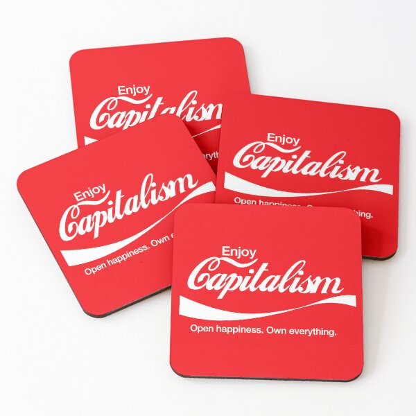 Item preview, Enjoy Capitalism Open Happiness designed and sold by VoglR.