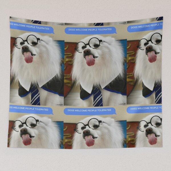 Item preview, Dogs Welcome People Tolerated Funny Dog Tongue Out!  designed and sold by Yogibear & Rachelle .