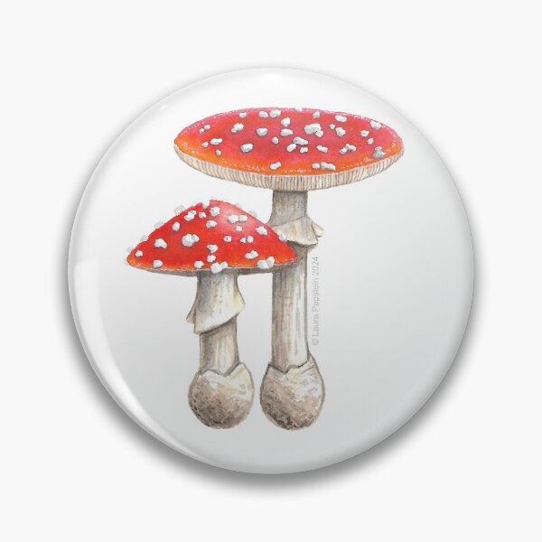 Item preview, Fly Agaric Mushroom Watercolor designed and sold by Laura-SciArt.