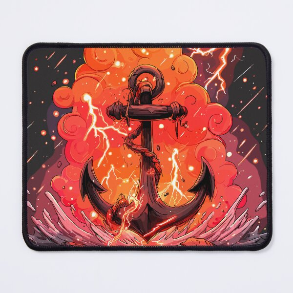 Item preview, Fiery Anchor Explosion designed and sold by cozycottagePNW.
