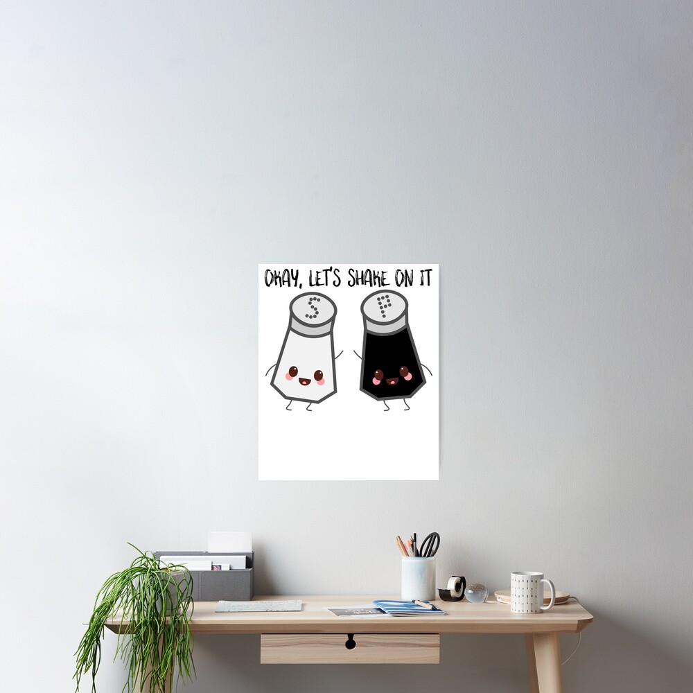 Salt And Pepper Best Friends Sticker for Sale by SusurrationStud