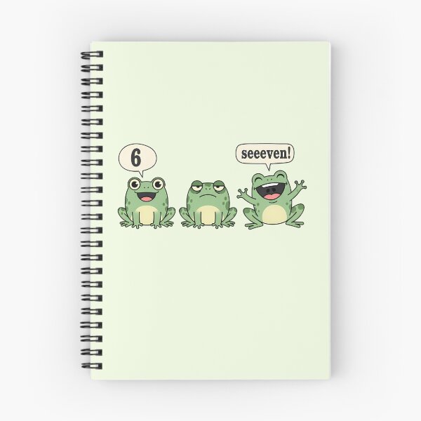 Item preview, Six seven funny frogs designed and sold by FatBirdie.