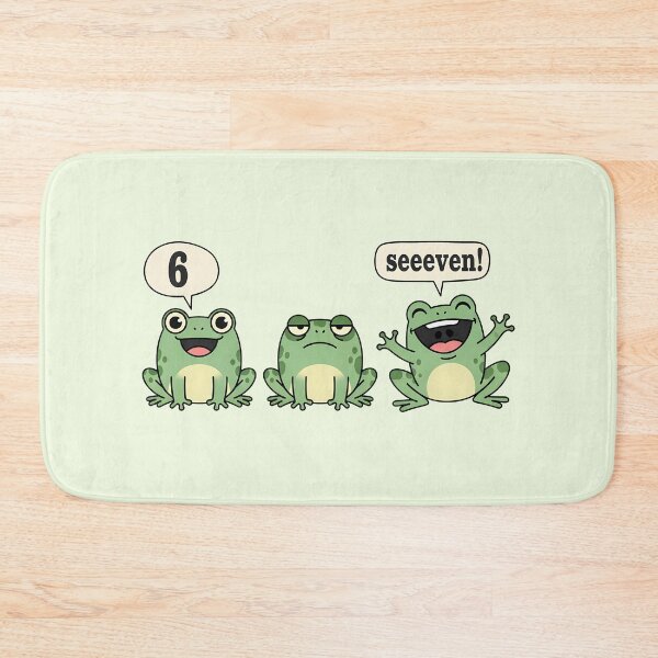 Item preview, Six seven funny frogs designed and sold by FatBirdie.