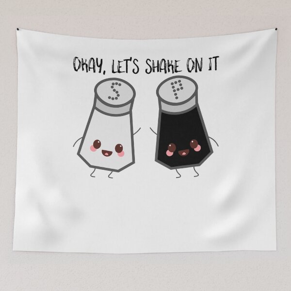 Item preview, Salt And Pepper Let's Shake on It designed and sold by SusurrationStud.