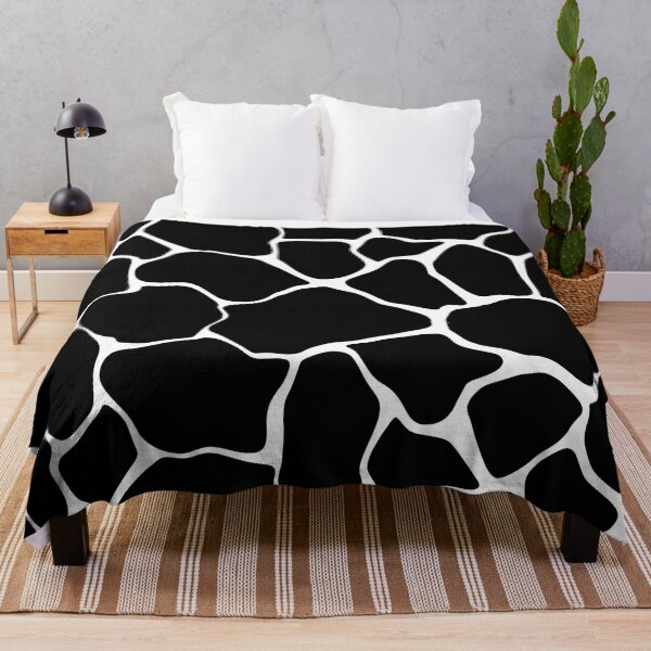 Item preview, Melted Black Shapes with White Veins — Bold Abstract Art designed and sold by InFrameVision.