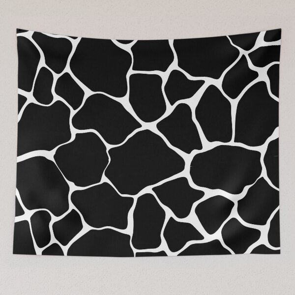 Item preview, Melted Black Shapes with White Veins — Bold Abstract Art designed and sold by InFrameVision.