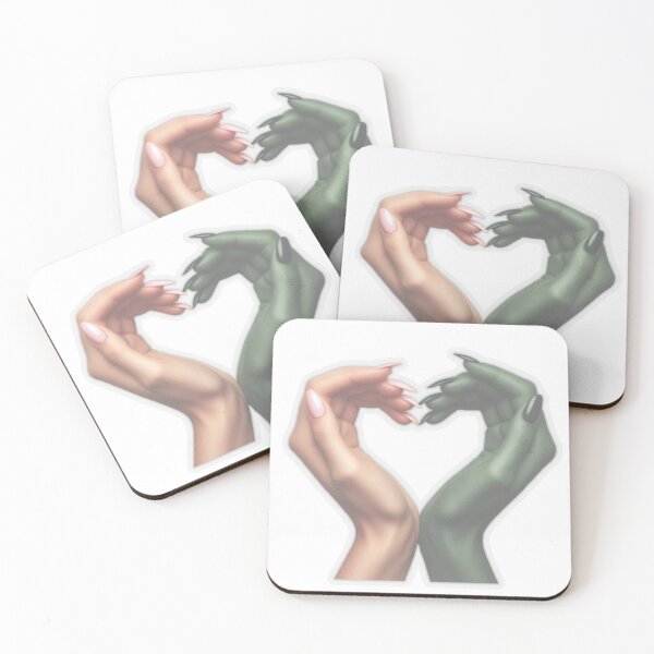 Item preview, Wicked glinda and elphaba heart hands designed and sold by hotpeople.