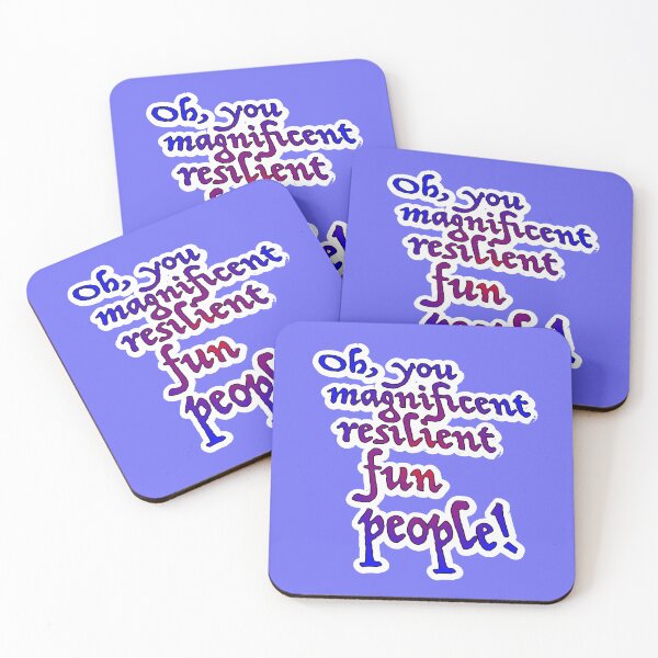 Item preview, Oh you magnificent resilient fun people, blue to red designed and sold by mntimg.