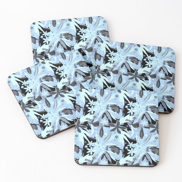 Item preview, Flower Collage in Blues designed and sold by ViaARTfactory.