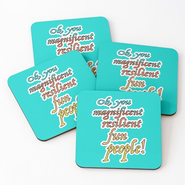 Item preview, Oh you magnificent resilient fun people, blue to yellow designed and sold by mntimg.