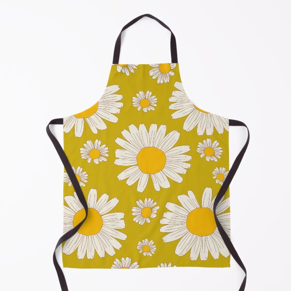 Item preview, 1960s Vintage Retro Yellow & Chartreuse Hippy Daisy Flower Power Mod Floral designed and sold by RetroMaggie.