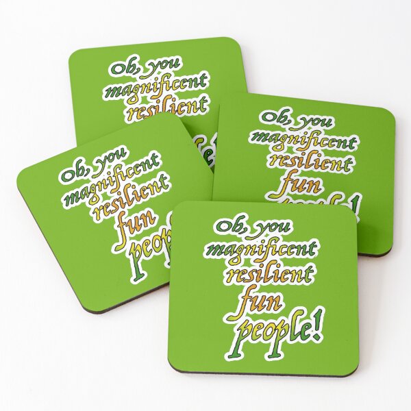 Item preview, Oh you magnificent resilient fun people, green to orange designed and sold by mntimg.