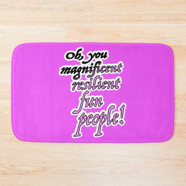 Item preview, Oh you magnificent resilient fun people, pink and black designed and sold by mntimg.