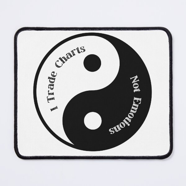 Item preview, I Trade Charts Not Emotions – Trader & Stock Market Trading Quote designed and sold by Kovrika.