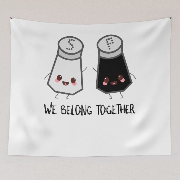 Item preview, Salt And Pepper We Belong Together designed and sold by SusurrationStud.