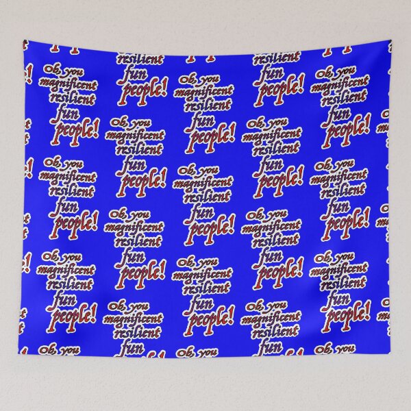 Item preview, Oh you magnificent resilient fun people, red to blue designed and sold by mntimg.