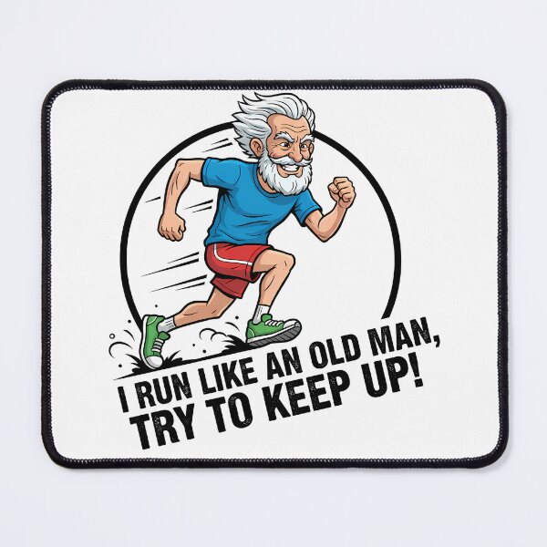 Item preview, Run Like An Old Man! designed and sold by Black Sands Art.