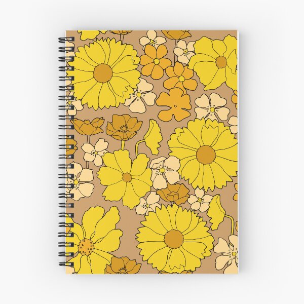 Item preview, Vintage Retro 1960s 1970s Mod Yellow Daisy Floral By RetroMaggie designed and sold by RetroMaggie.