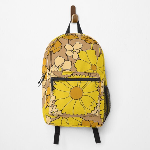 Item preview, Vintage Retro 1960s 1970s Mod Yellow Daisy Floral By RetroMaggie designed and sold by RetroMaggie.