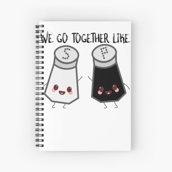 Salt And Pepper Best Friends Sticker for Sale by SusurrationStud