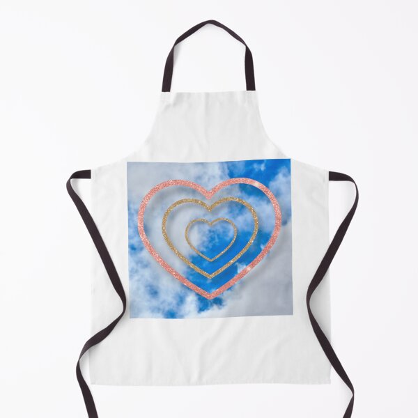 Item preview, Three Hearts Beat As One in Metallic Gold and Cloud Background designed and sold by Yogibear & Rachelle .