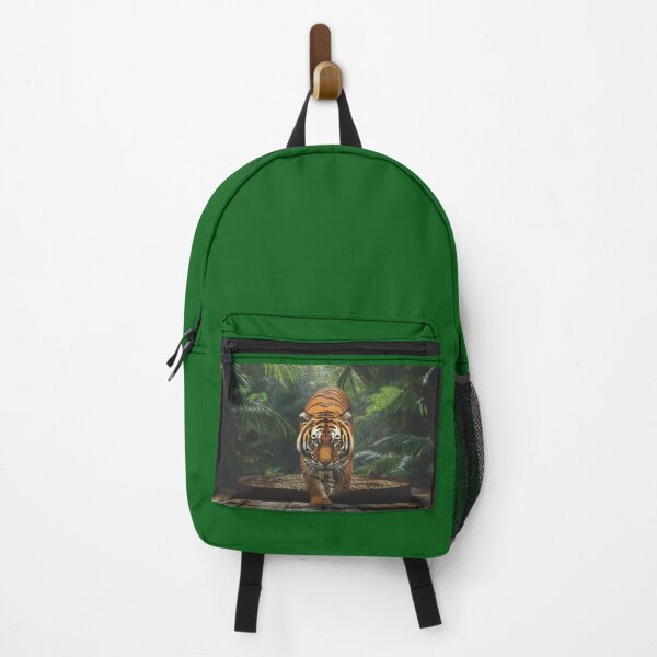 Item preview, Vibrant and colourful Tiger in his jungle domain designed and sold by ArtGMerch.