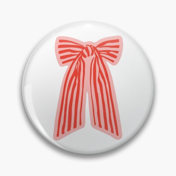 Item preview, Pink and red striped bow designed and sold by OutdoorDesign.