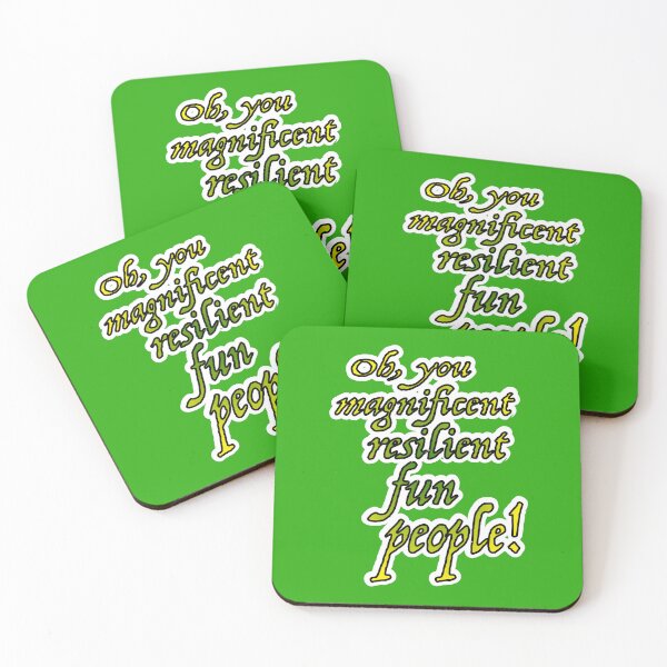 Item preview, Oh you magnificent resilient fun people, yellow and green designed and sold by mntimg.