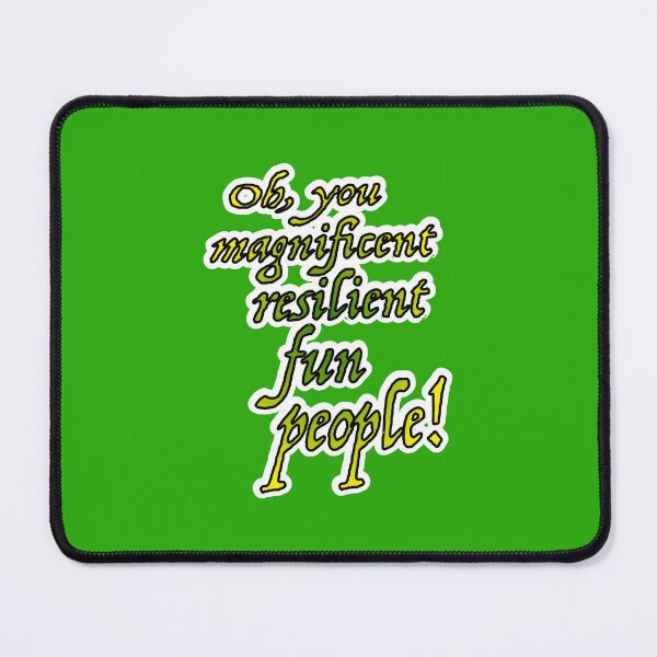 Item preview, Oh you magnificent resilient fun people, yellow and green designed and sold by mntimg.