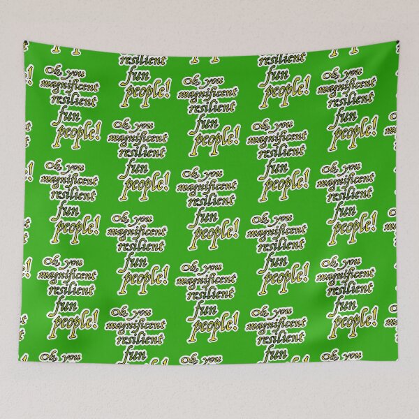 Item preview, Oh you magnificent resilient fun people, yellow and green designed and sold by mntimg.