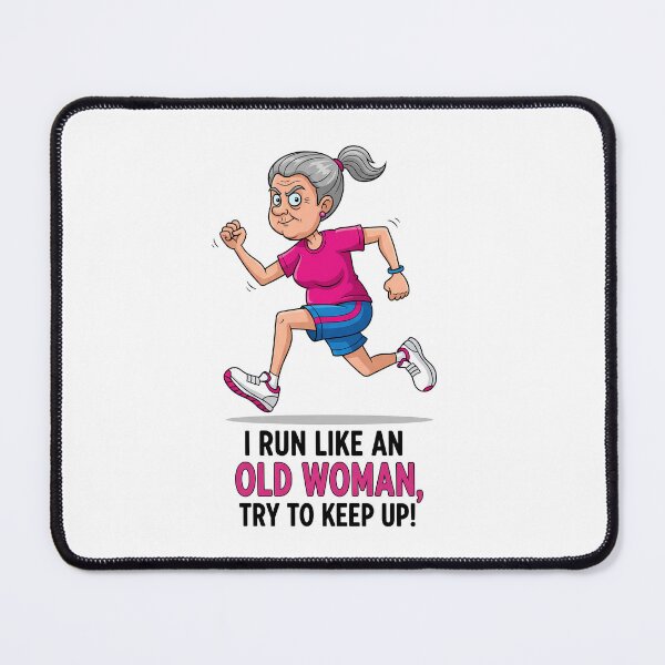 Item preview, Run Like An Old Woman! designed and sold by Black Sands Art.
