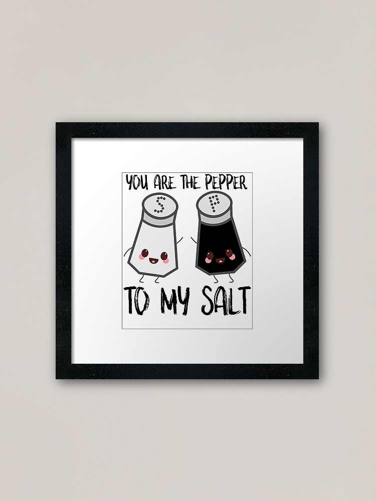 Salt And Pepper Best Friends Sticker for Sale by SusurrationStud