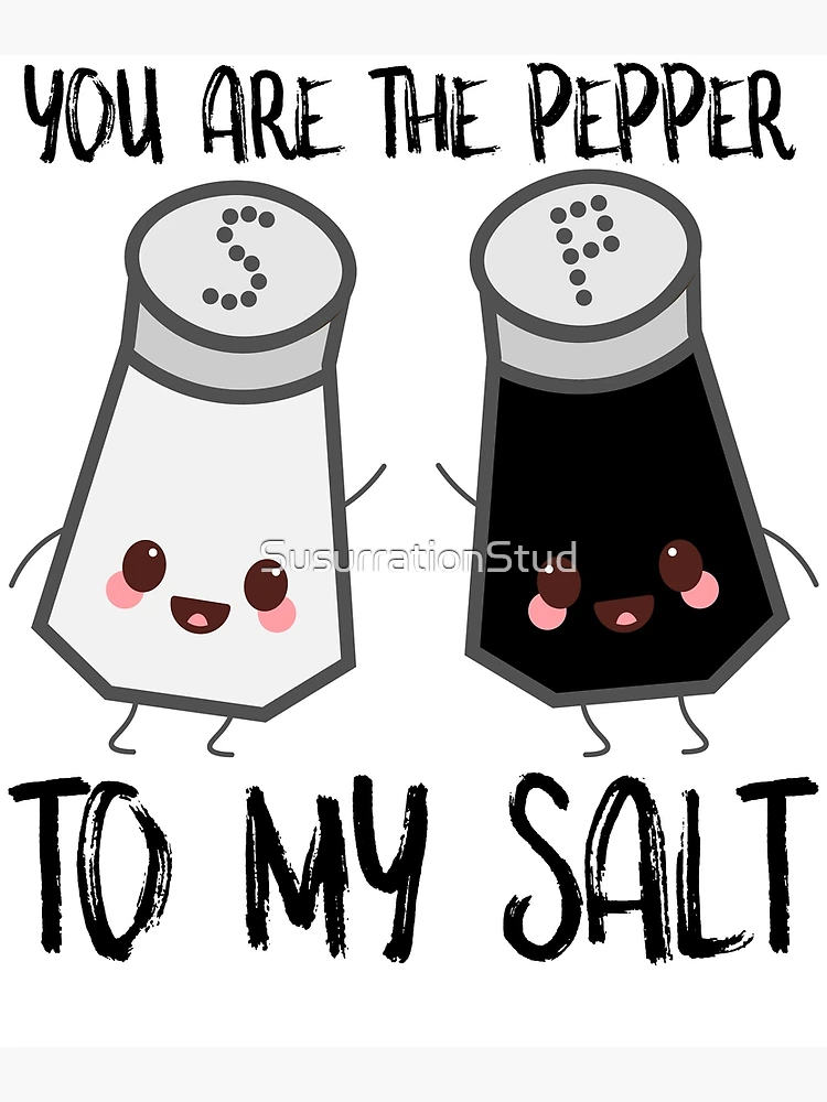 Those salt and pepper shakers!!! So cute BUT  I loaf you kind of  sounds like  I loathe…