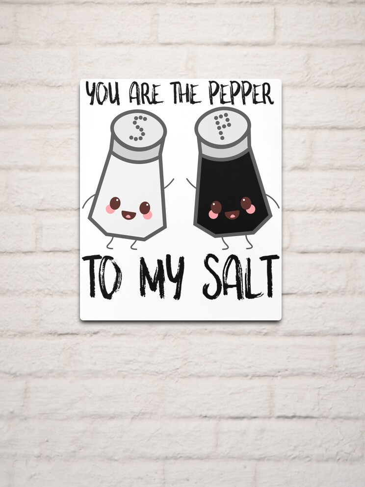 Salt And Pepper Best Friends Sticker for Sale by SusurrationStud