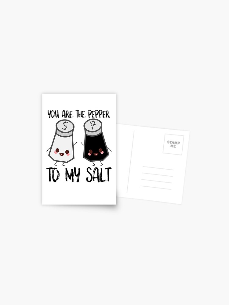 Salt And Pepper Best Friends Sticker for Sale by SusurrationStud