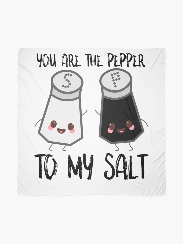 Salt And Pepper Best Friends Sticker for Sale by SusurrationStud