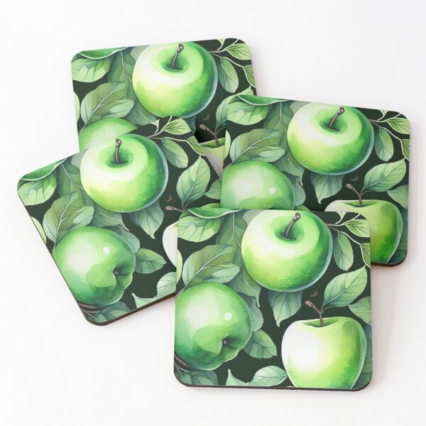 Item preview, Green Apples designed and sold by CraftedHome.