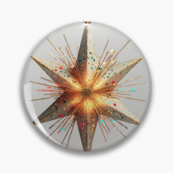 Item preview, 3D Christmas Star Ornament – Glowing Holiday Decoration designed and sold by LunaPoster.