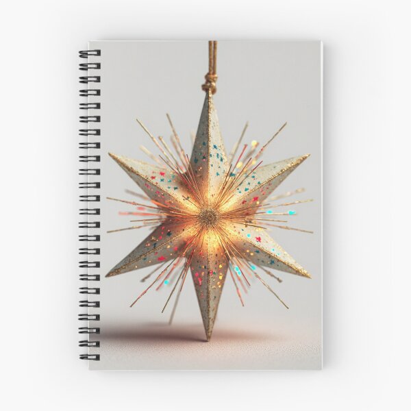 Item preview, 3D Christmas Star Ornament – Glowing Holiday Decoration designed and sold by LunaPoster.