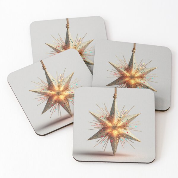 Item preview, 3D Christmas Star Ornament – Glowing Holiday Decoration designed and sold by LunaPoster.