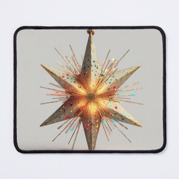 Item preview, 3D Christmas Star Ornament – Glowing Holiday Decoration designed and sold by LunaPoster.